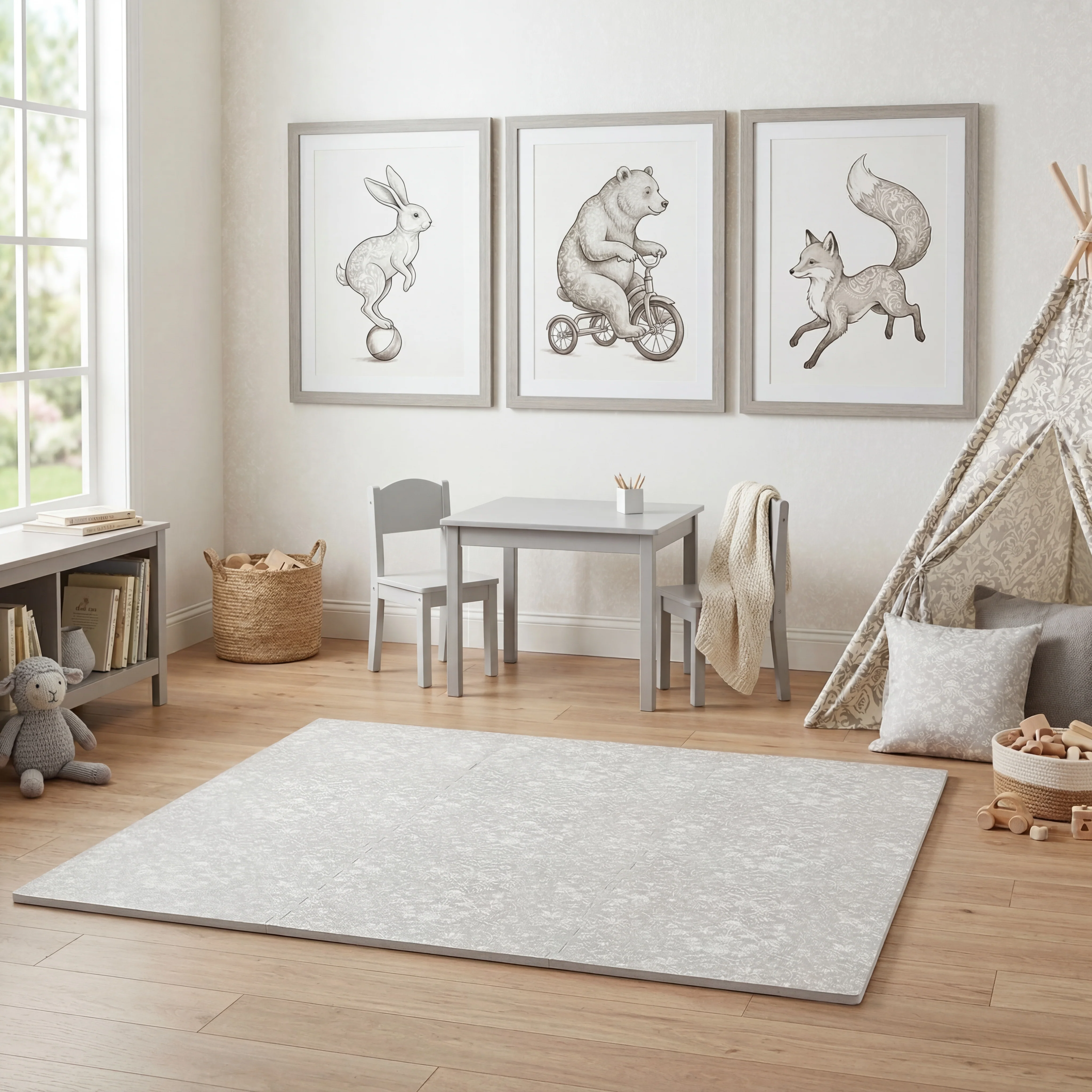 Demi - Grey Play Mat - Image 3
