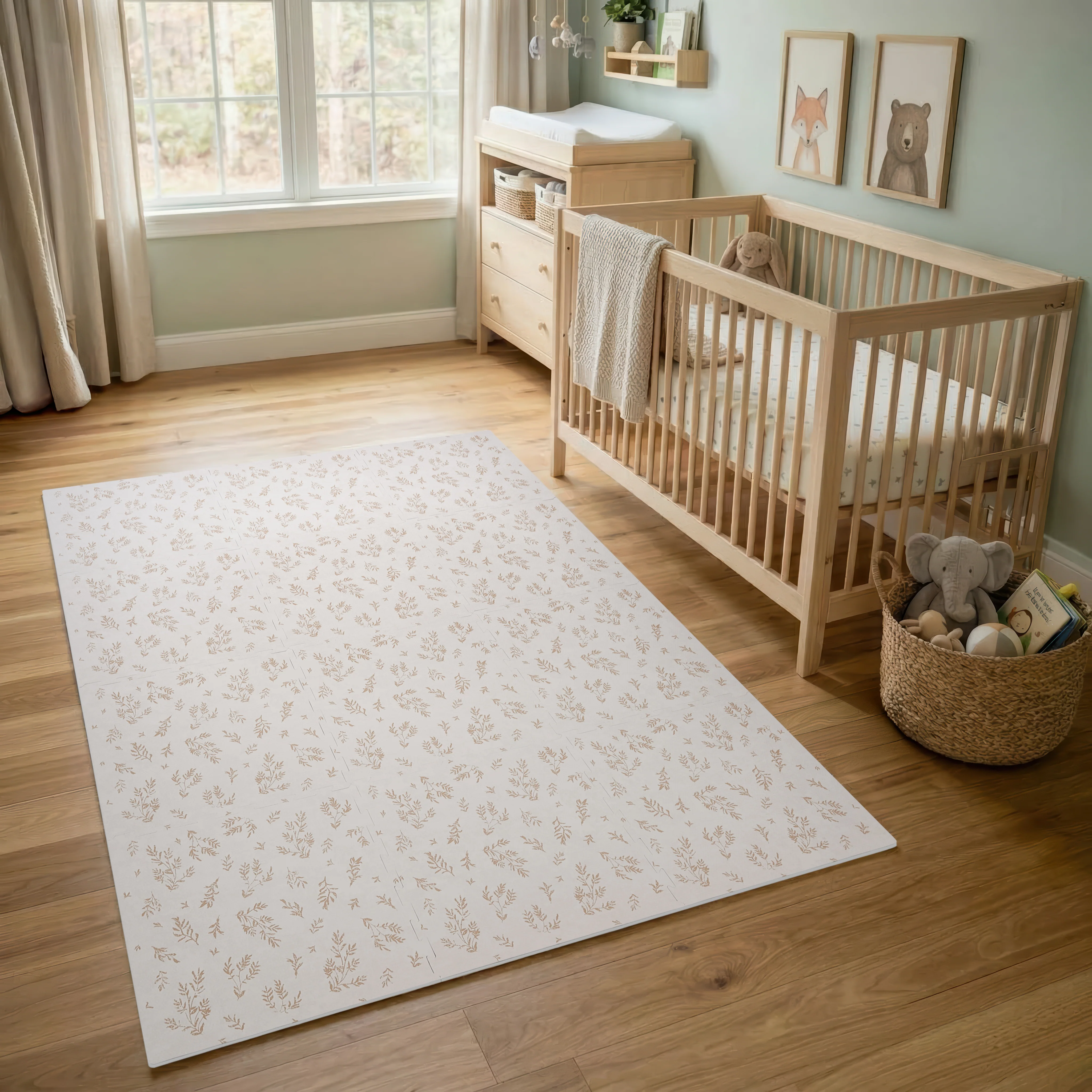 Lily - Ivory/Gold Play Mat - Image 3