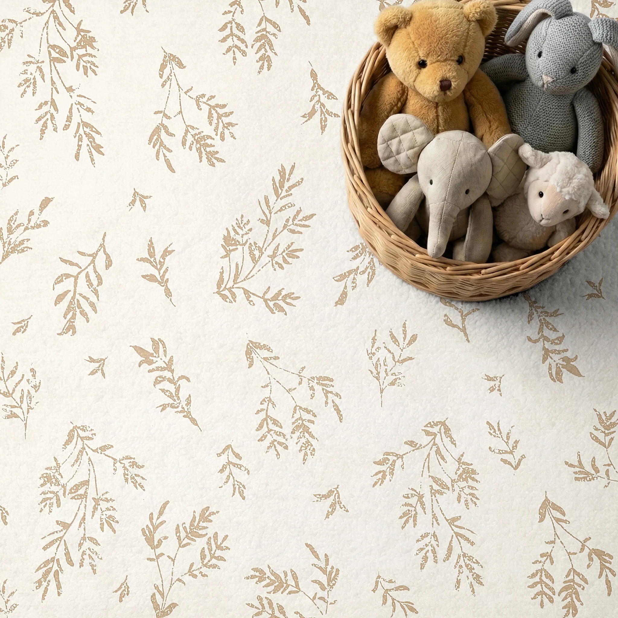 Lily - Ivory/Gold Play Mat - Image 7