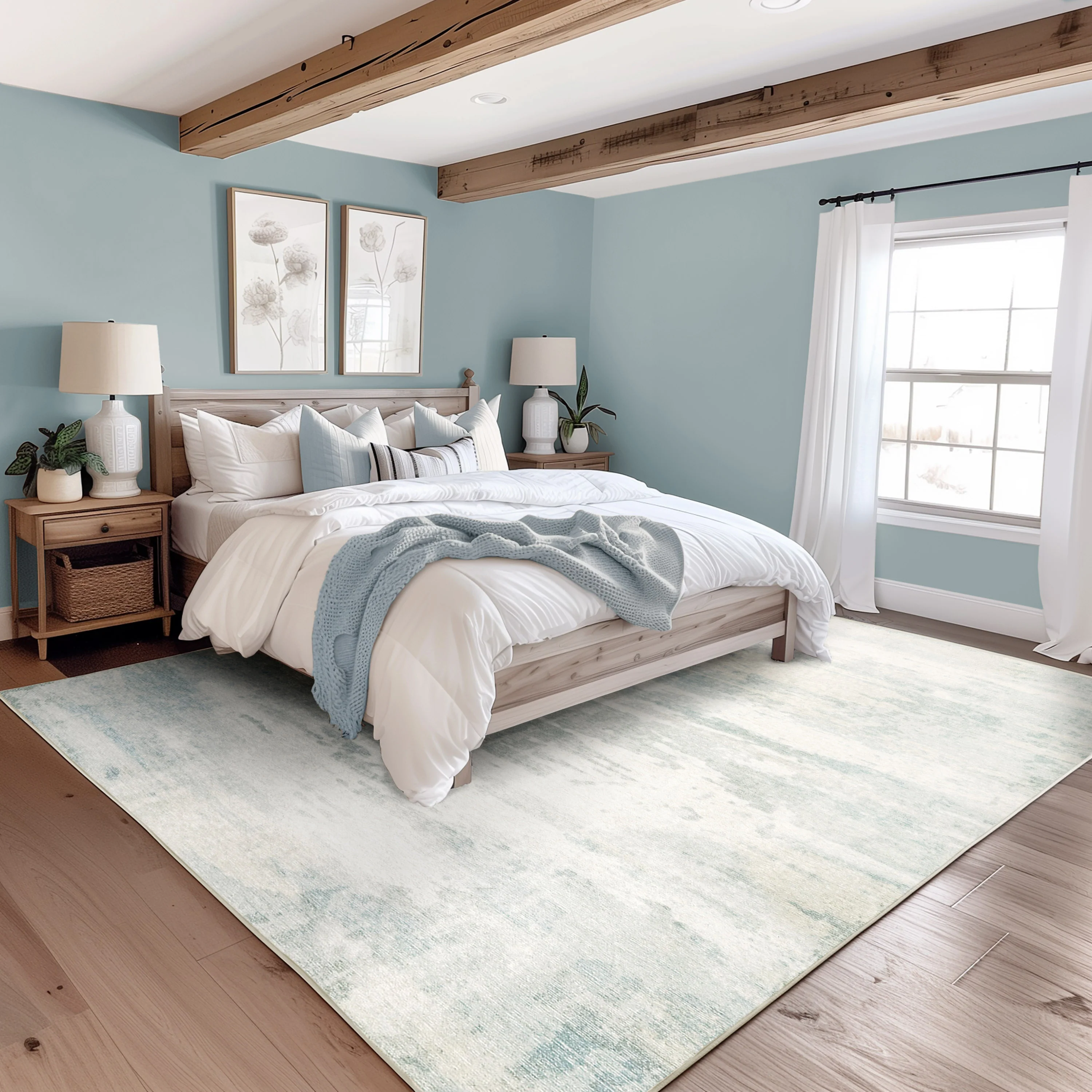 Penelope - Ivory/Sage (Rug Cover) - Image 3