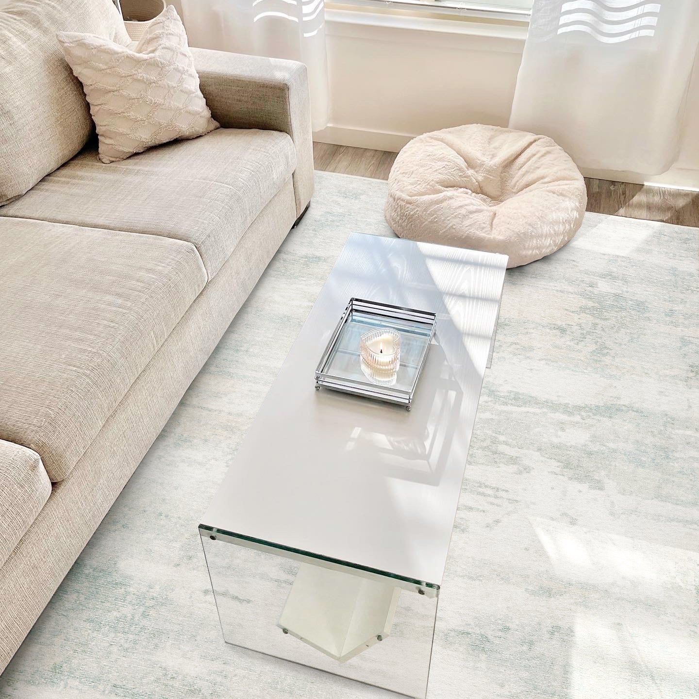 Penelope - Ivory/Sage (Rug Cover) - Image 4