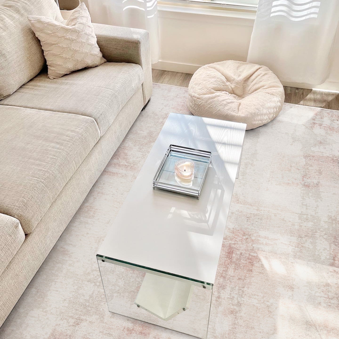 Penelope - Natural/Blush (Rug Cover) - Image 5
