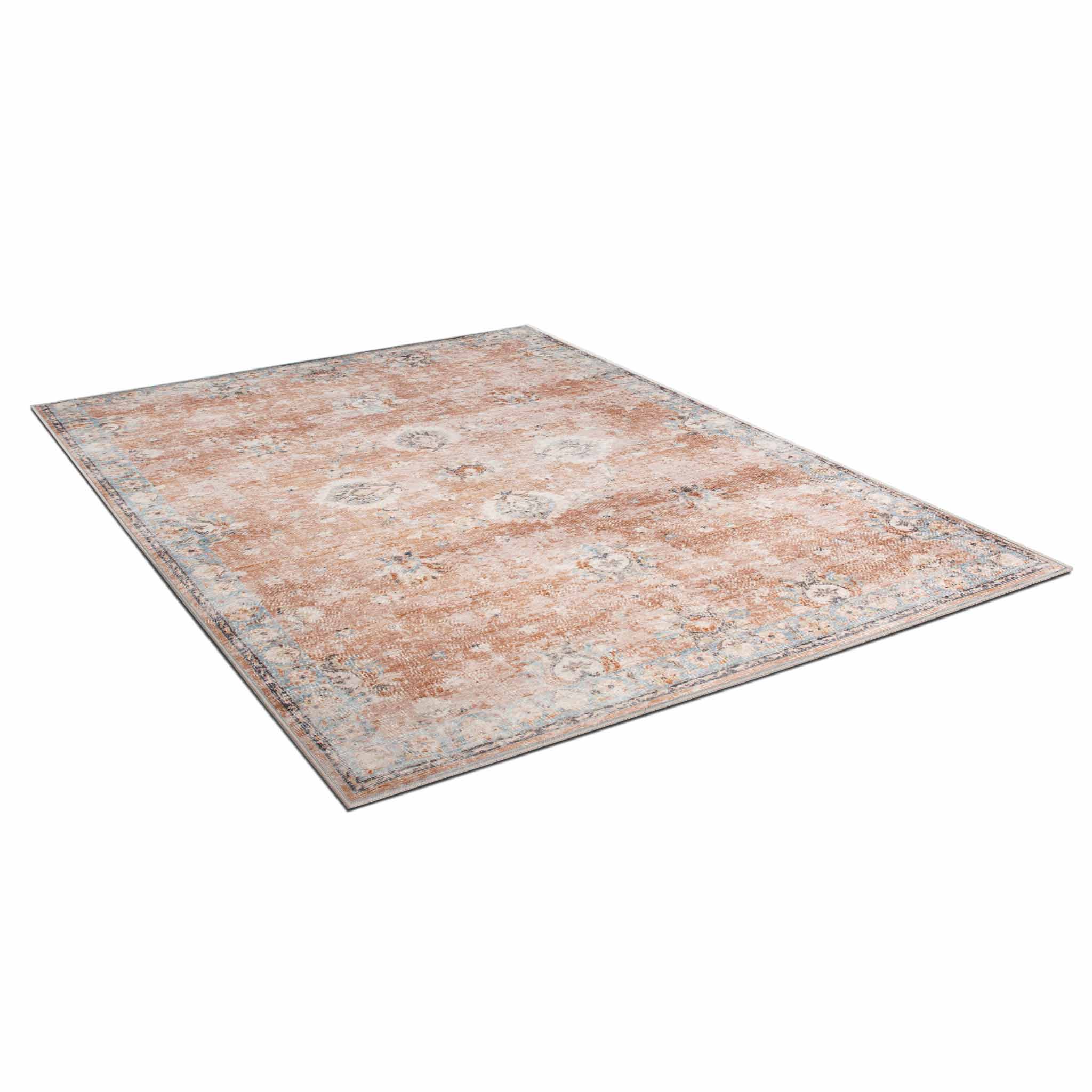 Shiraz - Terracotta/Sky (Rug Cover) - Image 13