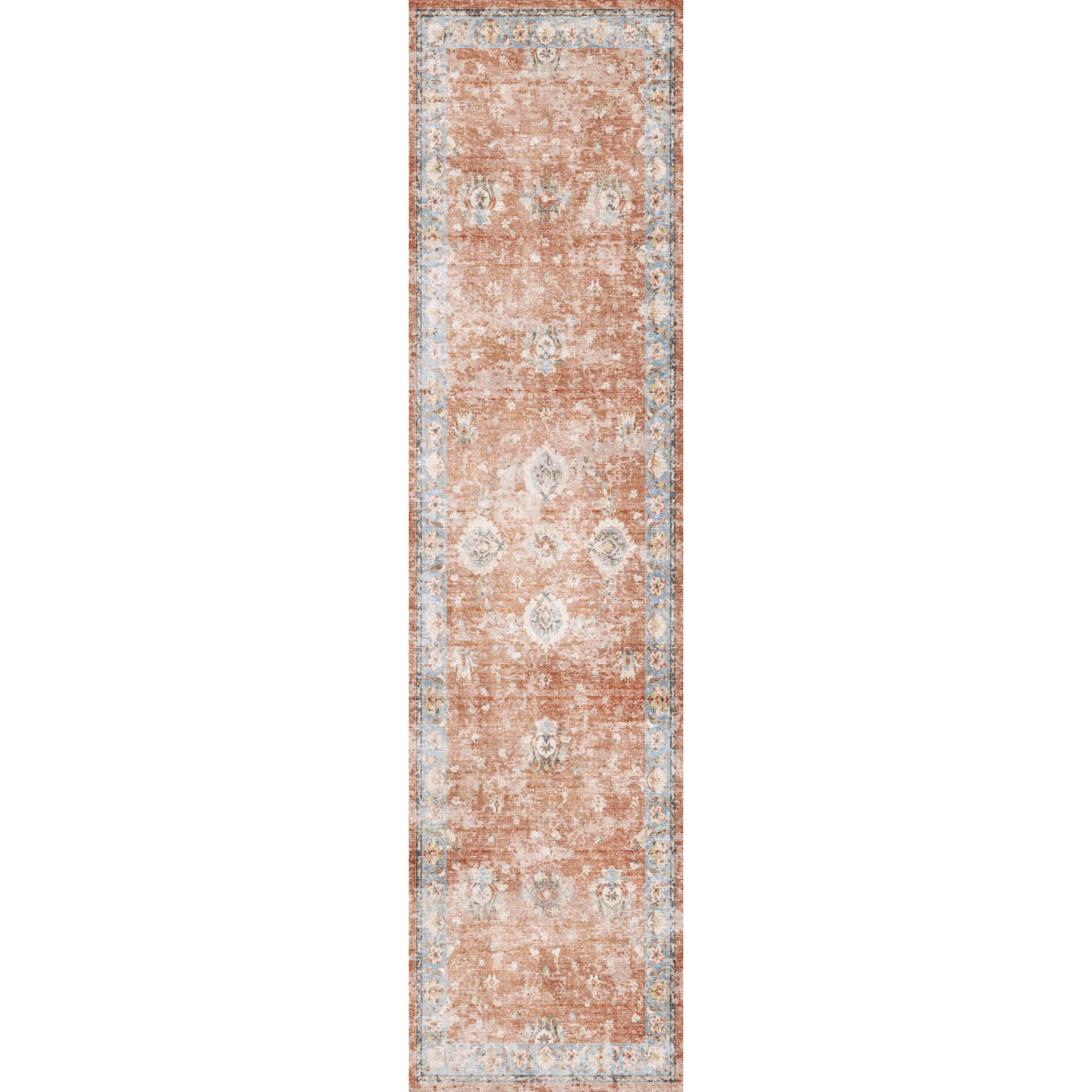 Shiraz - Terracotta/Sky (Rug Cover) - Image 18
